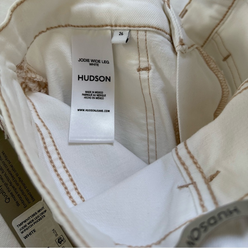 NWT Hudson Jodie Wide-Leg Crop Jeans - Picture 10 of 14